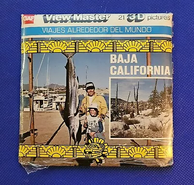 Rare SEALED L35 S Baja California View-master 3 Reels Packet In Spanish Espanol • $59