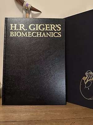 H. R. Giger Biomechanics 1988 Limited Edition W/ Lithograph SIGNED • $1995