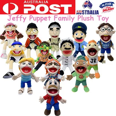 Jeffy Puppet Plush Toy Jeffy Family Hand Puppet Plush Toy Stuffed Doll Kids Gift • $33.99