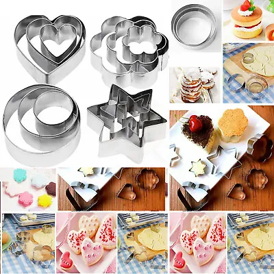 £1.99 • Buy Stainless Steel Cookie Cutter Mould Shape Cake Icing Mold Cutter Christmas Xmas