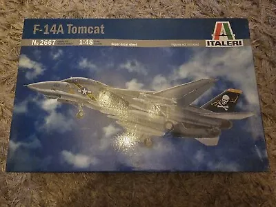 Italeri 1/48 Scale F-14a Tomcat Ref-it2667 • £21.99