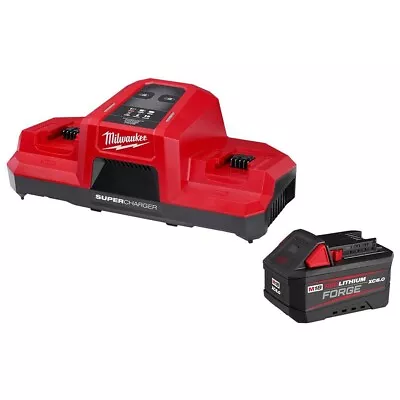 Milwaukee Super Charger And 6ah Forge Battery • $350