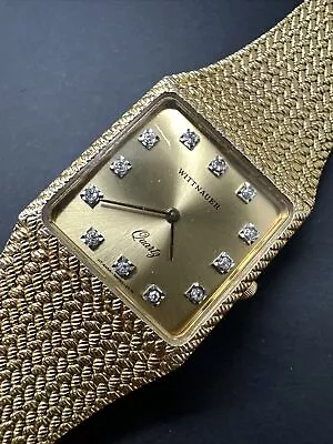 Wittnauer Vintage Men's Wrist Watch Quartz Gold Tone 4 Parts Or Repair • $26