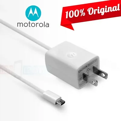 Original Motorola SPN5810 Micro-USB Wall Charger For Moto G5 G4 Play E4 X Droid • $6.63