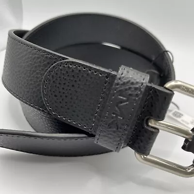 Michael Kors Men's Pebbled Leather Belt - Size 32 - Black Leather • $43.65