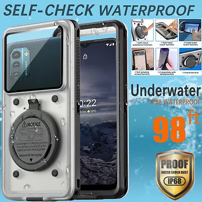 Self-Check Waterproof Case Cover For Nokia G42 C32 G21 G11 G20 C30 C21 XR20 XR21 • $29.99