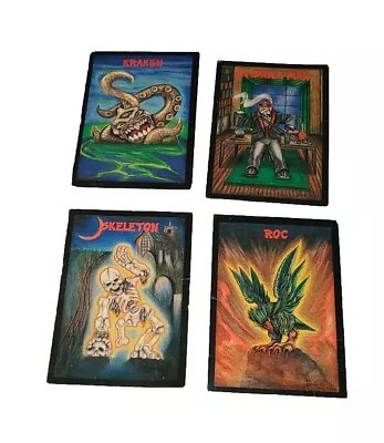 Monster In My Pocket Set Of 4 1991 Morrison Entertainment Group Trading Cards • $9.95