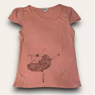 Ballerina Waffle Knit Graphic Tshirt Paul & Joe For Target Baby Tee Size Medium • $19.99