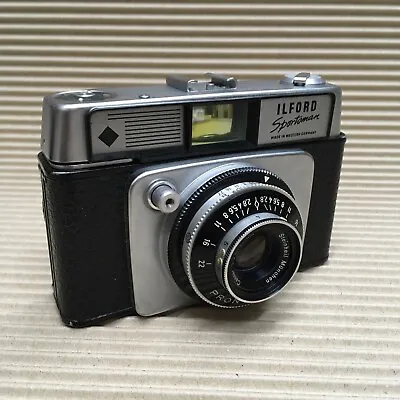 Vintage ILFORD Sportsman 35mm Compact Camera Cassar 45mm F2.8 Lens - Film Tested • £25