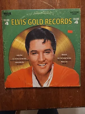 Elvis Presley Golden Records Vol. 4 - Vinyl Record Lp Vg • $5.99