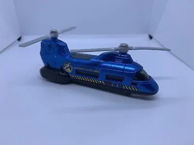 Matchbox - Transport Helicopter Blue - Diecast Collectible - 1:64 - USED • $6.85