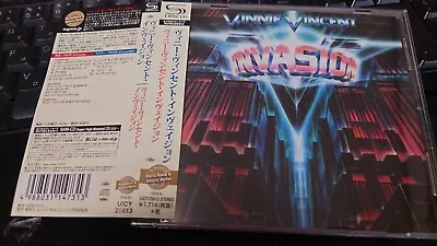 VINNIE VINCENT INVASION / ST 1986 JAPAN SHM-CD Wirh OBI (2016.  UICY-25613) • $25