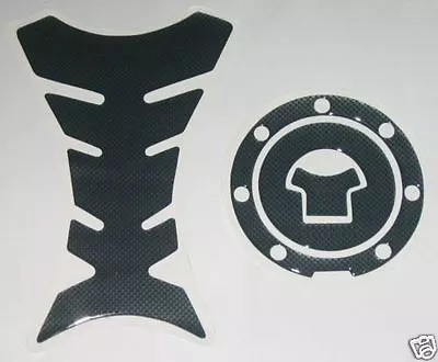 Gas Cap Tank Pad Fits Honda CBR 600 900 VFR RVF VTR CB NSR RC51 SP X11 Carbon • $14.05