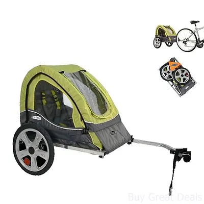 Portable Single Passenger Little Bike Trailer 2 In 1 Canopy W/ Bug Screen New • $159.98