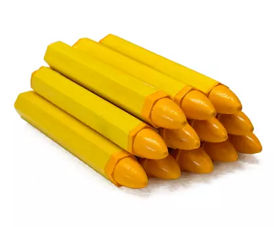 12pc Yellow Tire Glass Automotive Marking Crayon • $12.99