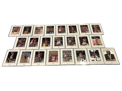 NBA - Michael Jordan The Master Collection Trading Cards #128/500 (Set Of 23) • $3522.95