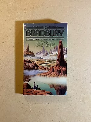 Ray Bradbury SIGNED The Martian Chronicles 1985 Paperback Bantam Books NICE • $55