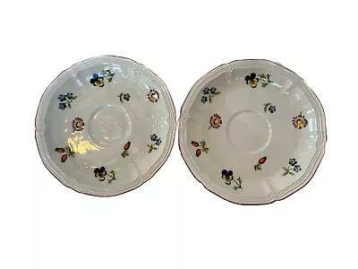 Villeroy & Boch - Petite Fleur - Saucer ONLY - Set Of 2 • $8