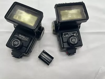 Pack Of Two 2X Vivitar 285HV Zoom Thyristor Flash - USED Untested.  • $20