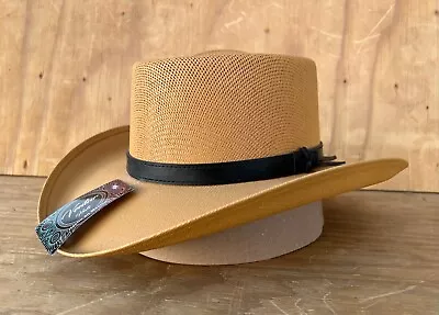 Men's Panama Style Summer Hat Light Weight Beach Or Golf Style Hat • $27.99