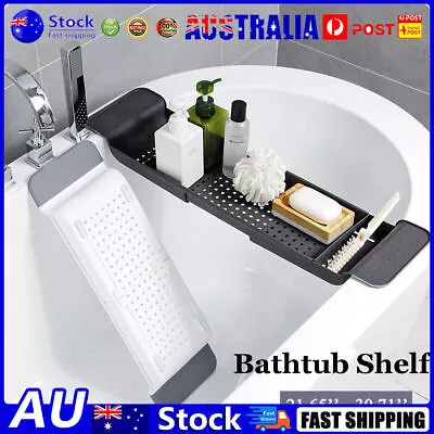 AU Bathtub Shelf Expandable Bath Shelf Tray  Multifunctional Caddy Storage Rack • $24.79