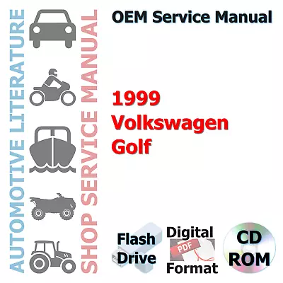 1999 Volkswagen Golf Complete Service Manual • $19.39