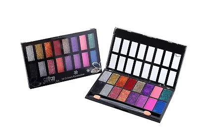 £4.99 • Buy Saffron LONDON 16 Colours Glitter Eyeshadow 6012 