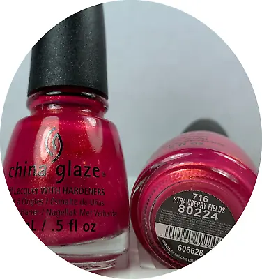 China Glaze Nail Polish Strawberry Fields 716 • $8.75