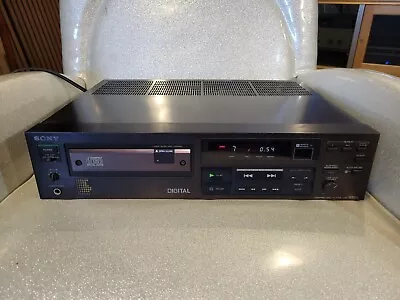 SONY CDP-610es CD Player Black Repaired And Working 1984 Vintage • $225