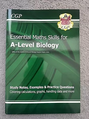 A-Level Biology: Essential Maths Skills By CGP Books (Paperback 2015) • £6