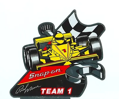 NEW Vintage Snap-on Tools Rick Mears INDY Tool Box Sticker Racing Decal SSX845YL • $18.46