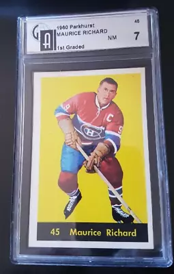 1960-61 Parkhurst #45 Maurice Richard Montreal Canadiens Gai 7 Nm • $225