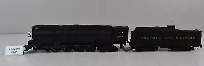 (Lot 745) HO Model Train Bachmann DCC Steam Locomotive 4-8-4 Norfolk Western • $30