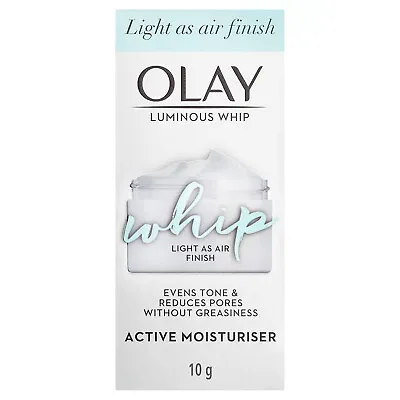 $26.62 • Buy Olay Regenerist Luminous Whips Face Cream Moisturiser 10g 