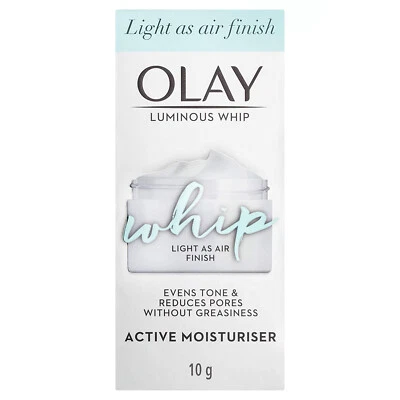$26.62 • Buy Olay Regenerist Luminous Whips Face Cream Moisturiser 10g 