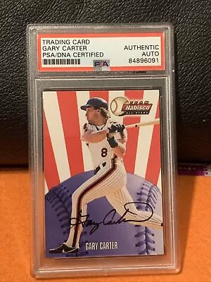 2000 Nabisco All-stars Gary Carter Psa/dna Authentic On Card Auto Autograph Mets • $49.99
