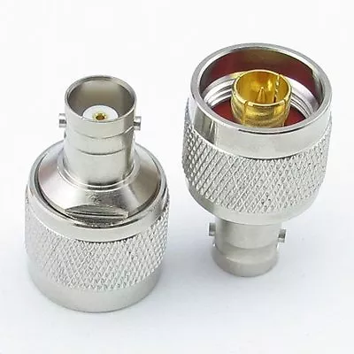 1pc N Male Plug To BNC Female Jack Straight RF Connetor Adapter Quick USA Shipp • $8.61