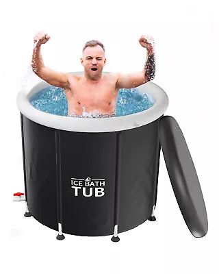 Recovery Tub Large Outdoor Ice Bath With Lid For Cold Water Therapy & Ice Plunge • $59.99