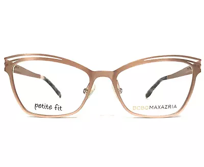 BCBGMAXAZRIA Petite Fit Eyeglasses Frames KENDRA ROSE GOLD Matte Pink 48-15-125 • $39.99