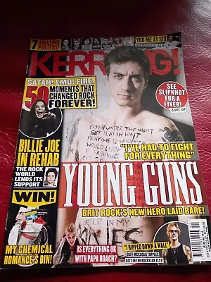 £0.99 • Buy Kerrang 1435 Young Guns Jacoby Shaddix Black Veil Brides 30 Seconds To Mars...