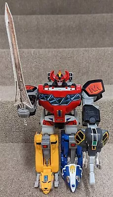 Bandai Mighty Morphin Power Rangers MMPR Dino Megazord Complete W/ Instructions • $224.99