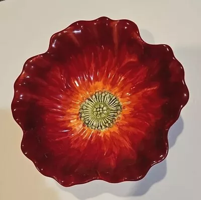 Maxcera Flowering Poppie Bowl 8 Inches Wide • $8.88