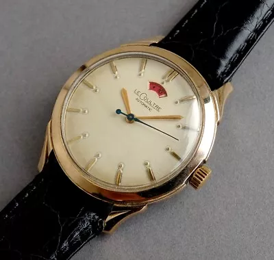 JAEGER LECOULTRE POWERMATIC 10K Gold Filled Vintage Automatic Watch 1953 • £1025