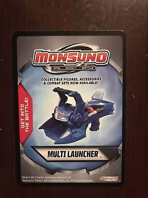 2012 Monsuno Trading Card Game - Opening Deck Card (Multi Launcher) • $0.99