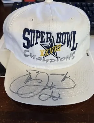 Emmitt Smith Super Bowl DALLAS Cowboys Signed Autograph Auto Hat HOF RB • $99.99