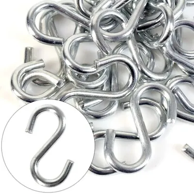£7.90 • Buy SMALL CUP HOOKS 50 X Mini S 25Mm Steel Garage Shed Tool Craft Holder Hanger Rack