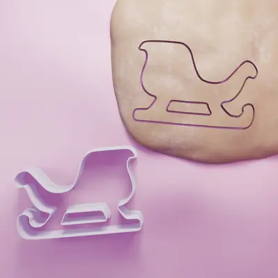 Santa Sleigh Christmas Cookie Cutter • $11