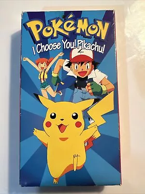 Pokemon I Choose You! Pikachu VHS Movie 1998 Nintendo Tested & Working  • $15.93