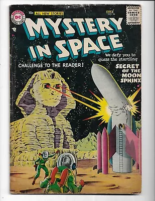 Mystery In Space 36 - Vg+ 4.5 -  Secret Of The Moon Sphinx!  (1957) • $65