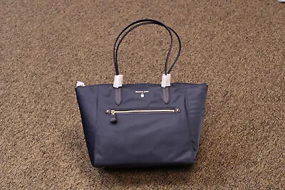 New Michael Kors Kelsey Large Nylon Tote Bag Purse - Admiral Blue • $99.95